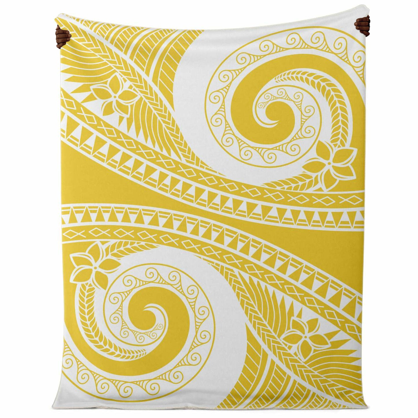 Tribal Gold Microfleece Blanket