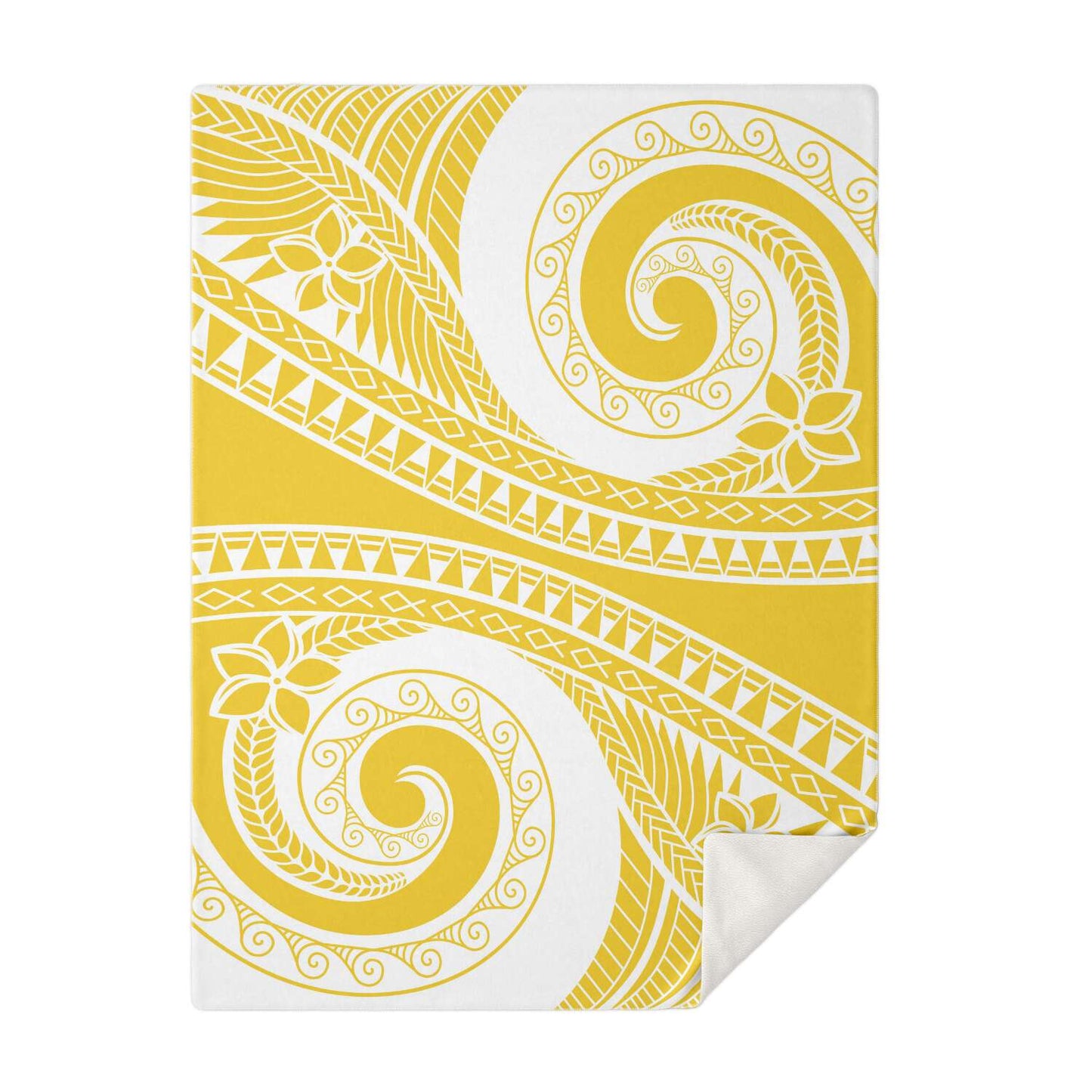 Tribal Gold Microfleece Blanket