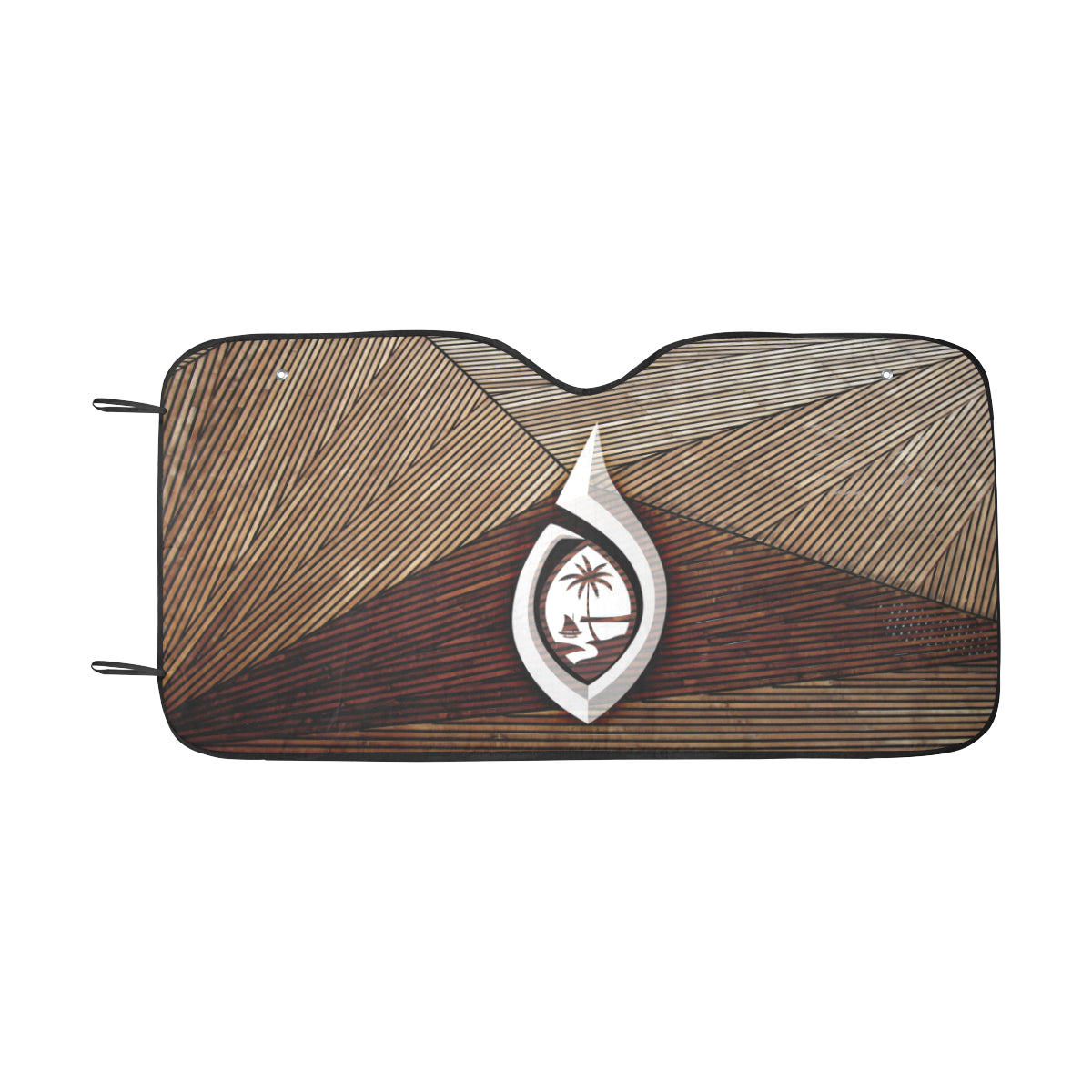 Guam Tribal Hook Car Sun Shade