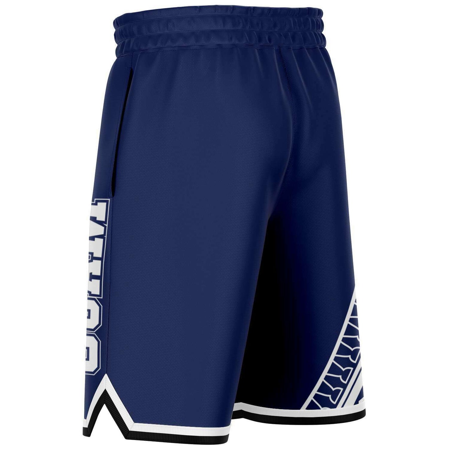 Guam Tribal Blue Basketball Shorts