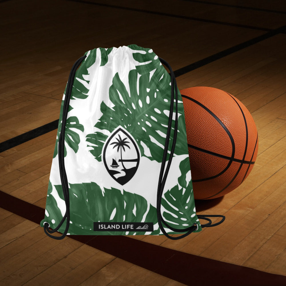 Guam Lemai Leaves Large Drawstring Bag