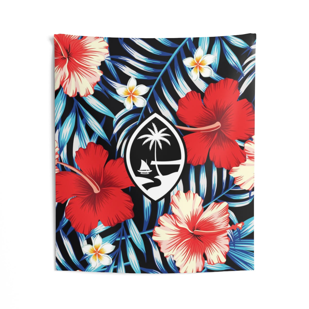 Tropical Floral Guam Indoor Wall Tapestry