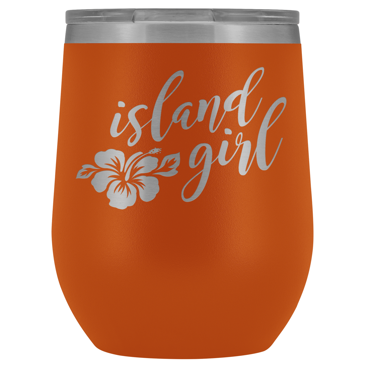Island Girl Guam Saipan CNMI Wine Tumbler