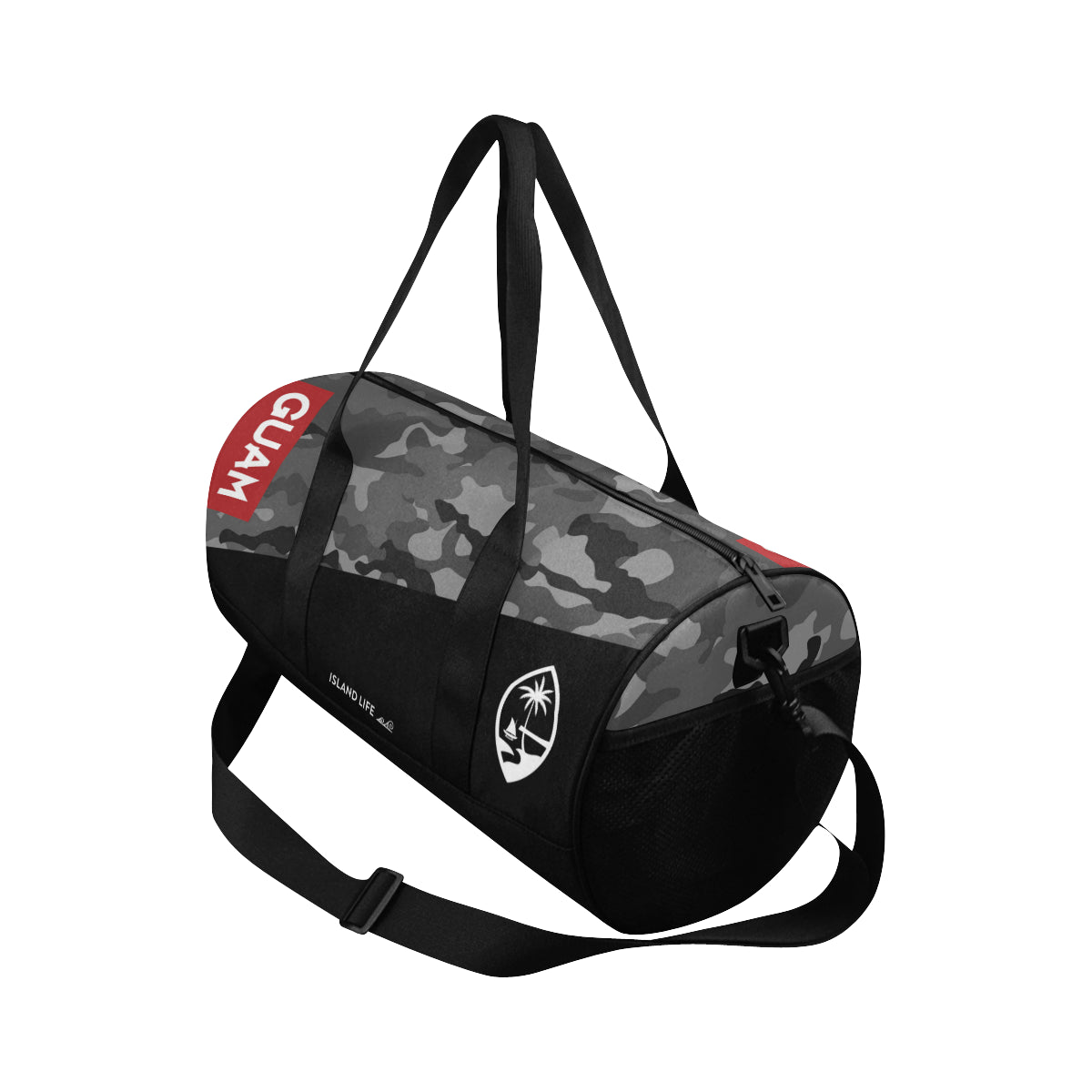 Guam Halftone Gray Camo Duffel Bag