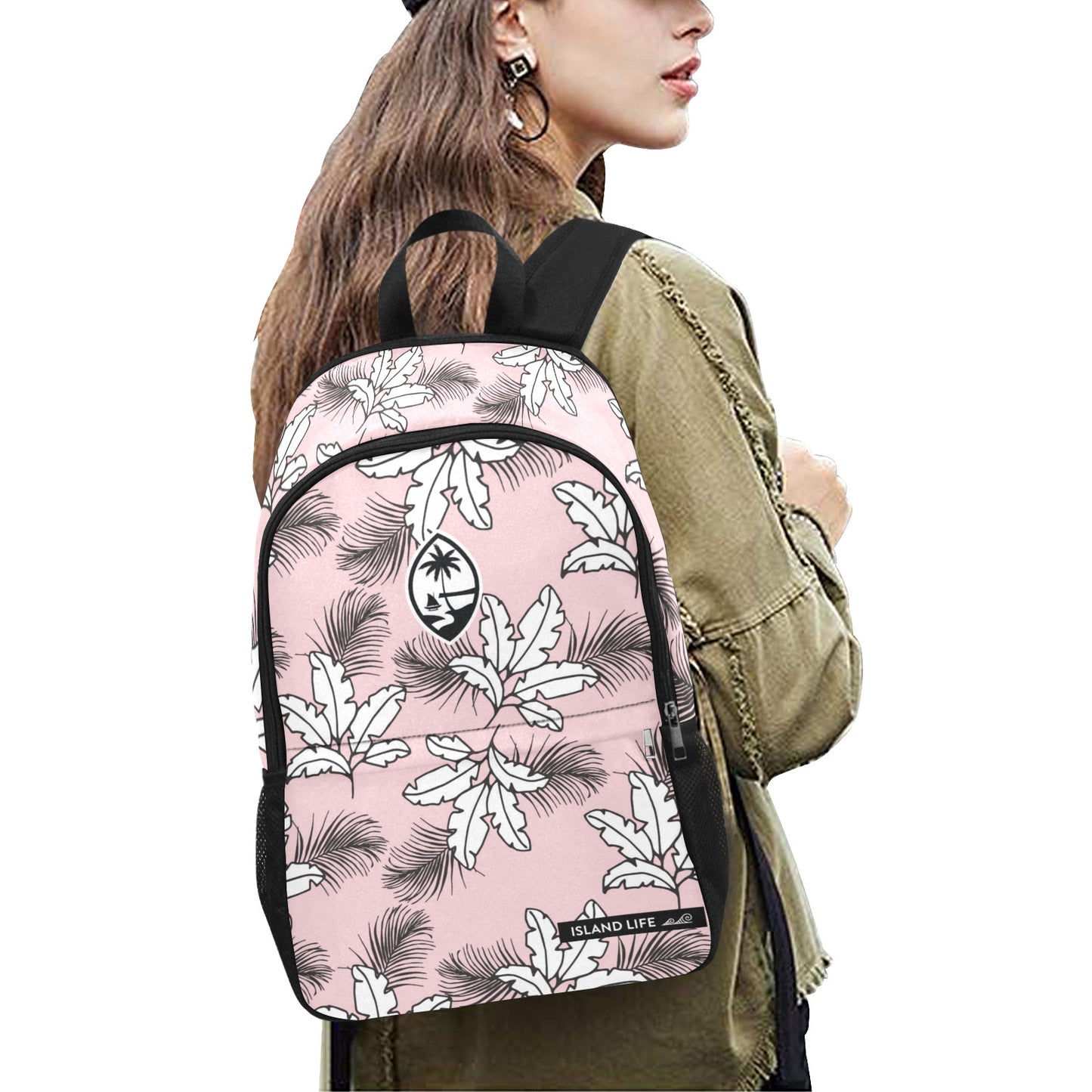 Guam Banana Coconut Laptop Side Pockets Backpack