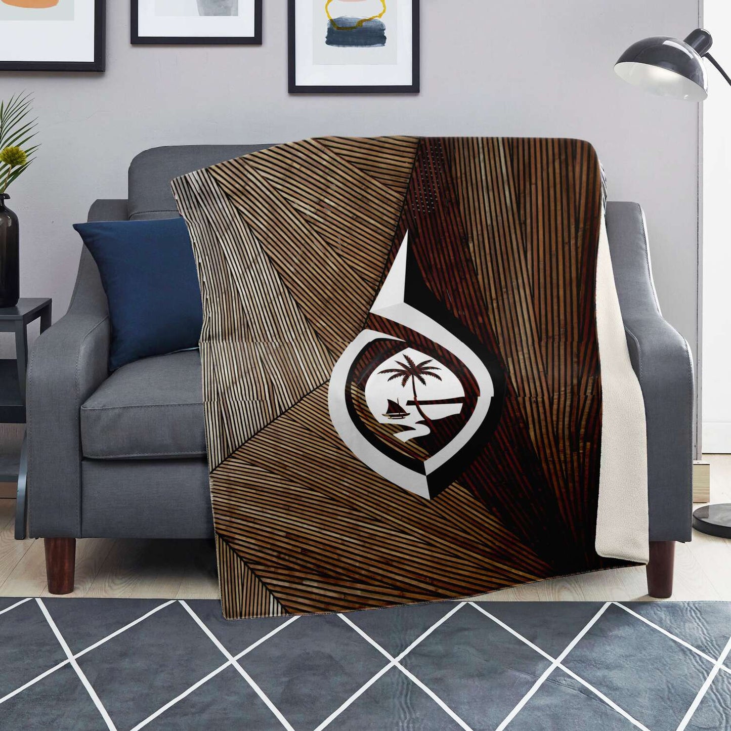 Guam Seal Hook Microfleece Blanket