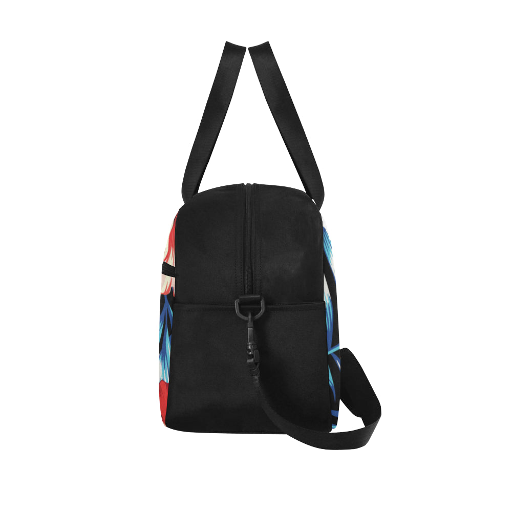 Guam Tropical Floral Fitness Gym Bag