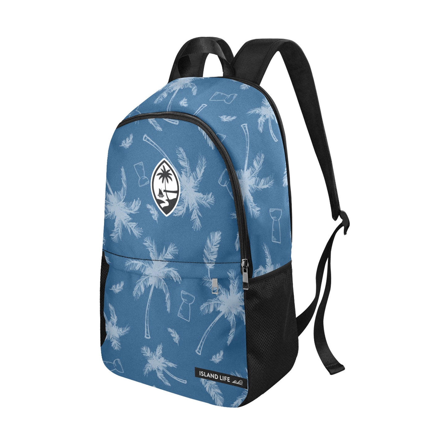 Guam Latte Stone Coconut Trees Laptop Side Pockets Backpack