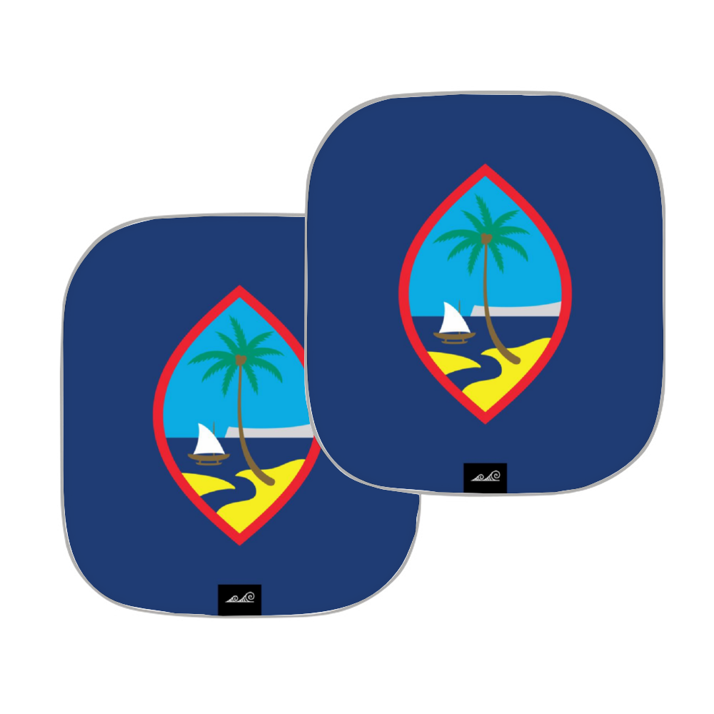 Guam Seal Car Sun Shade 2pcs