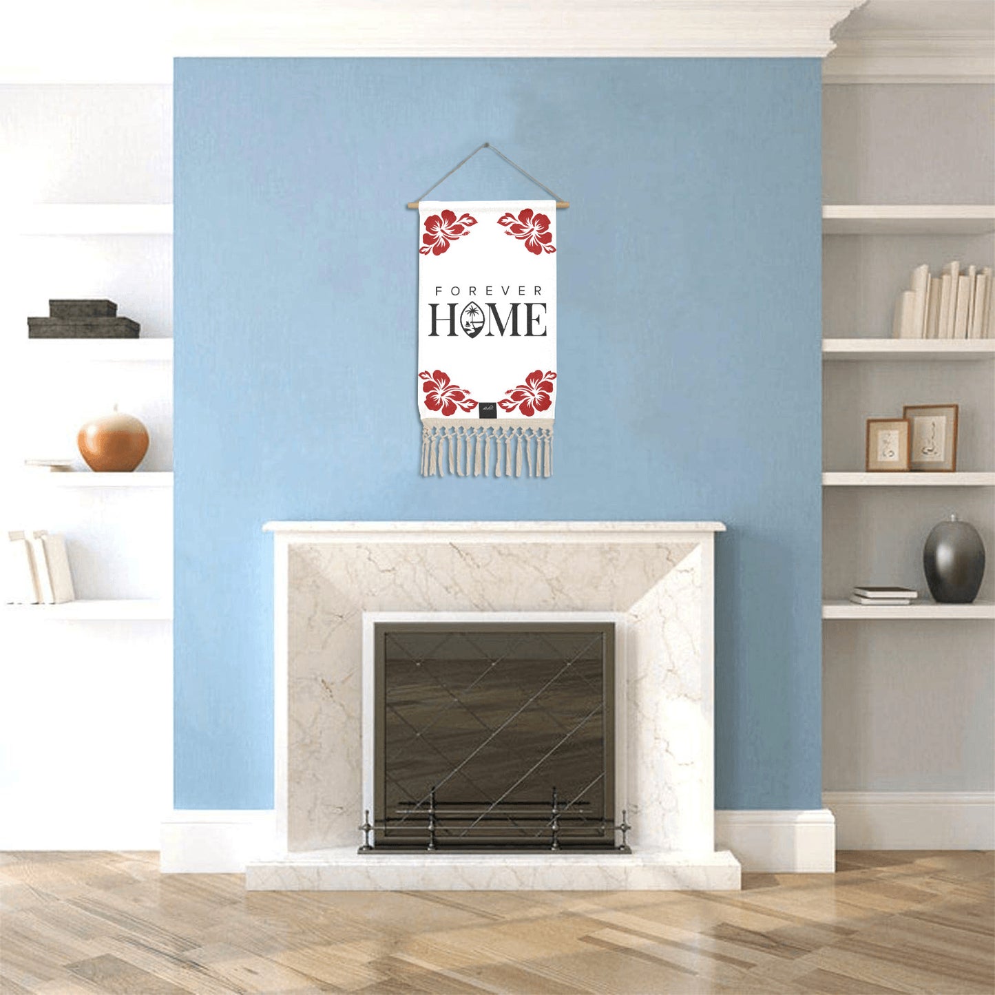 Guam Forever Home Linen Hanging Poster