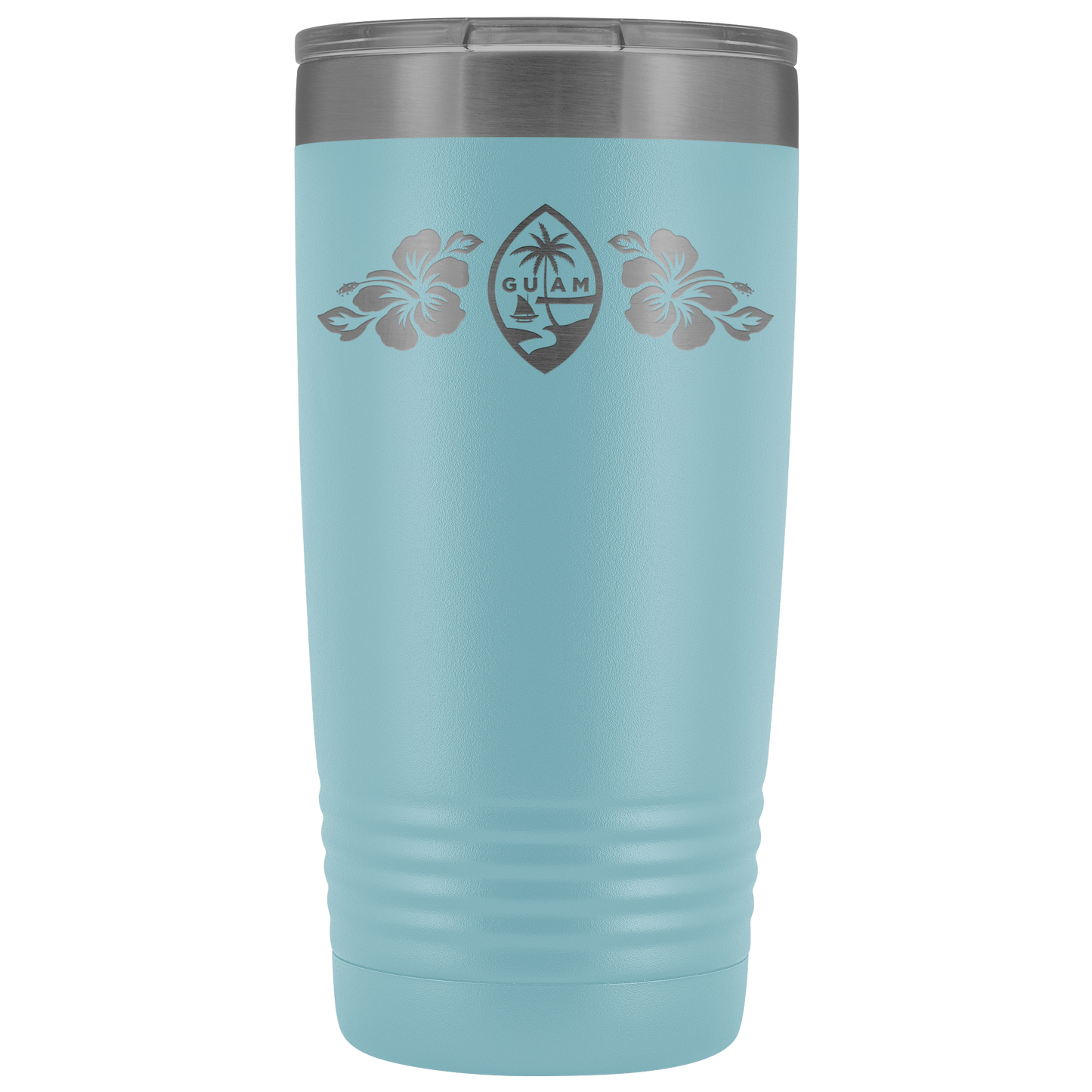 Guam Seal Hibiscus 20oz Tumbler