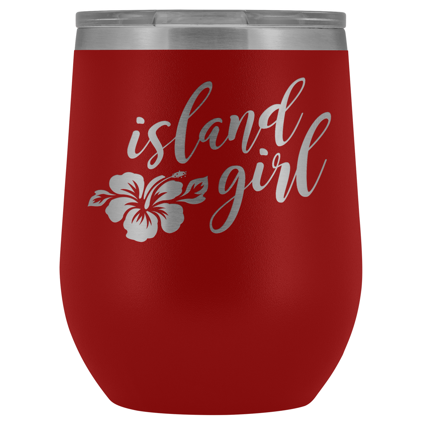 Island Girl Guam Saipan CNMI Wine Tumbler
