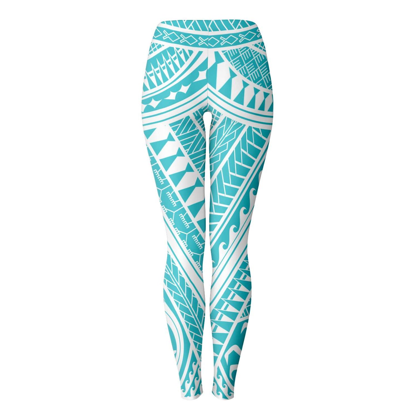 Guahan Modern Tribal Guam CNMI Blue Premium Leggings