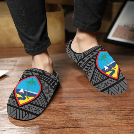 Guam Tribal Men's House Slippers