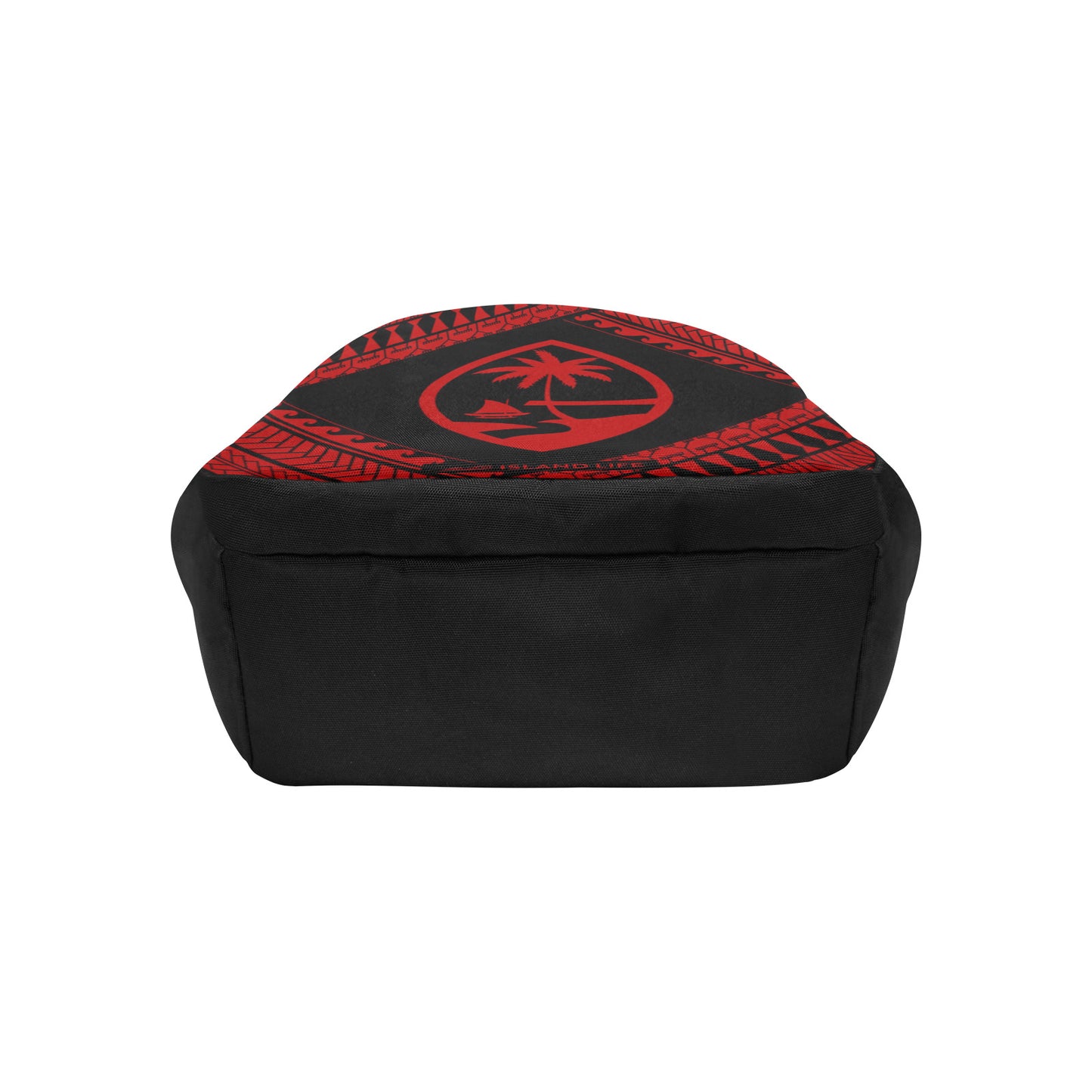 Guahan Tribal Red Multifunctional Backpack
