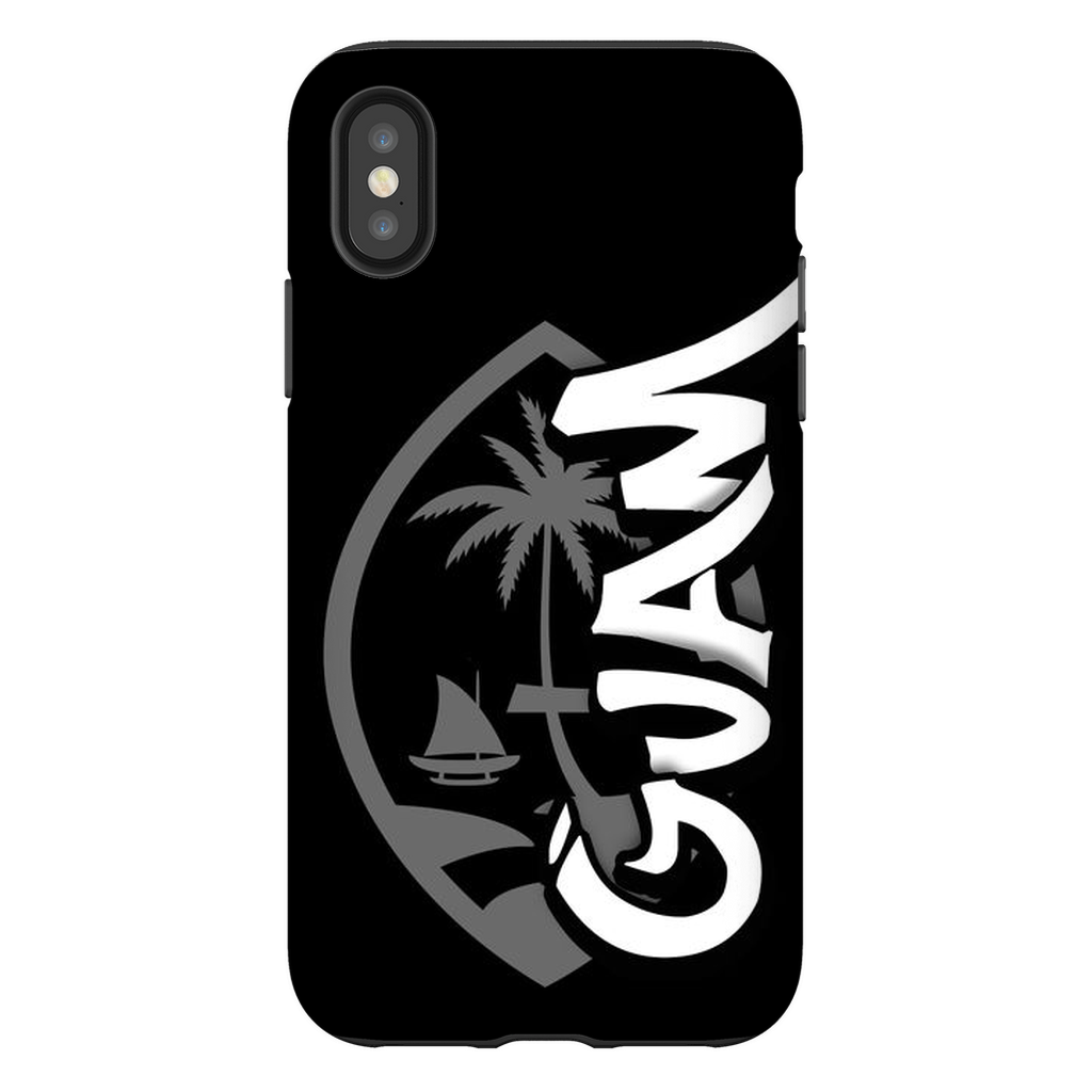 Guam Seal Tagged Gray Premium Glossy Tough Phone Case