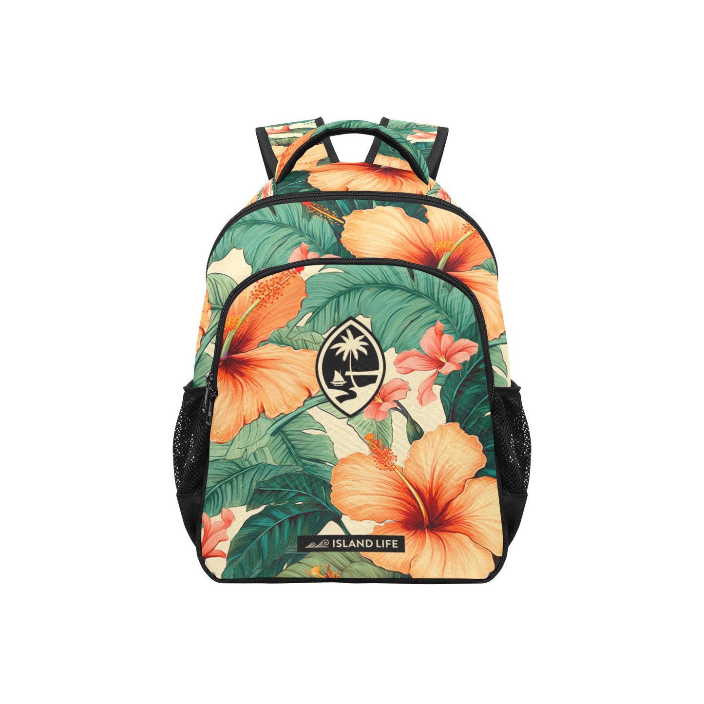 Guam Hibiscus Cream Multifunctional Backpack
