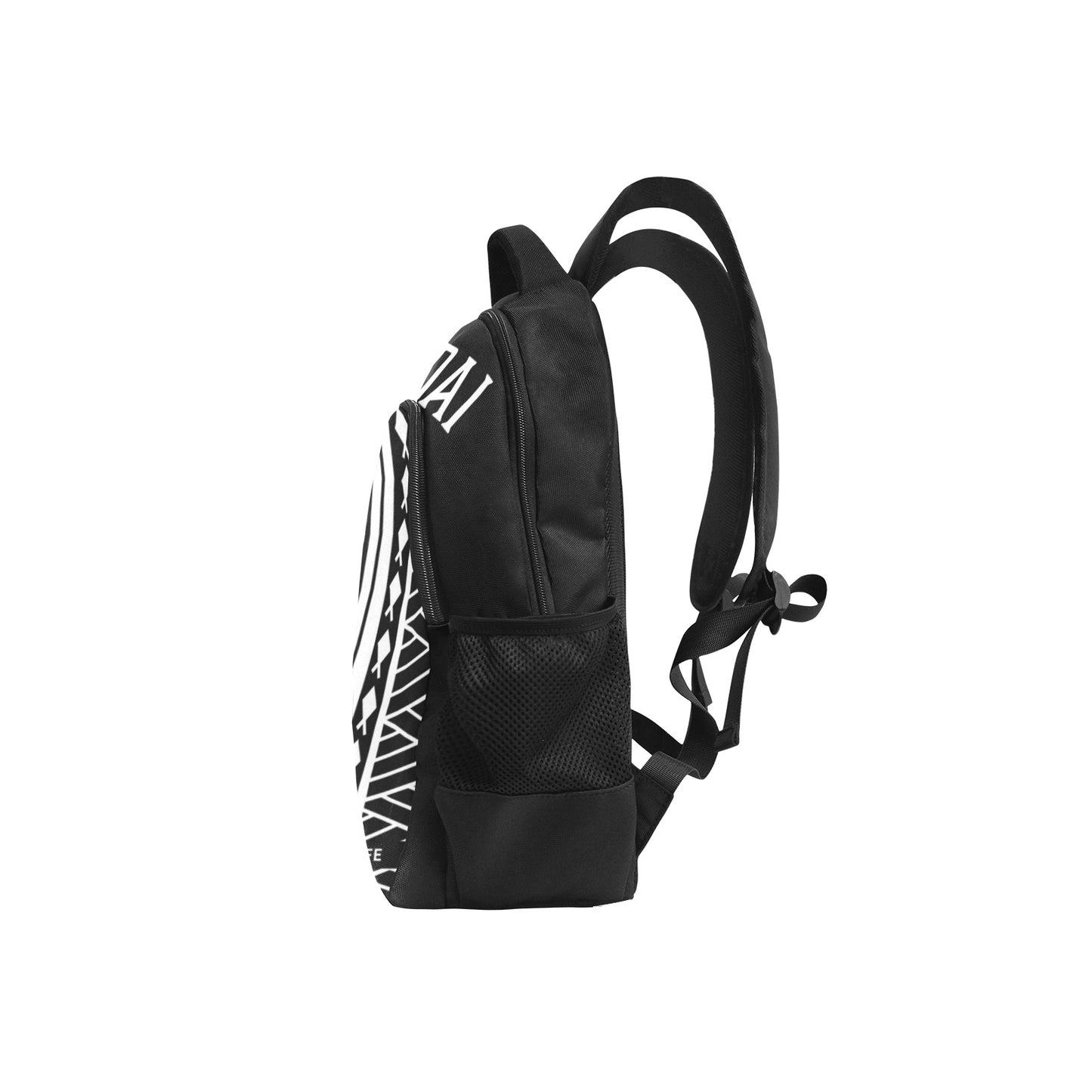Hafa Adai Guam Tribal Black Multifunctional Backpack