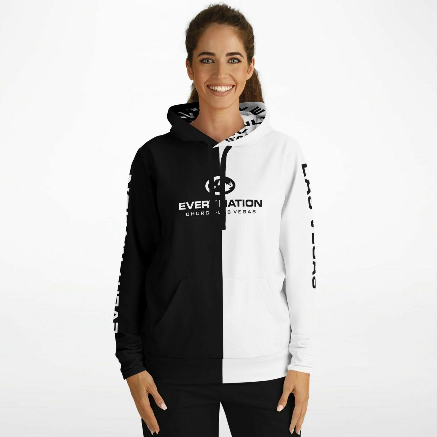 Every Nation Las Vegas Black White Hoodie