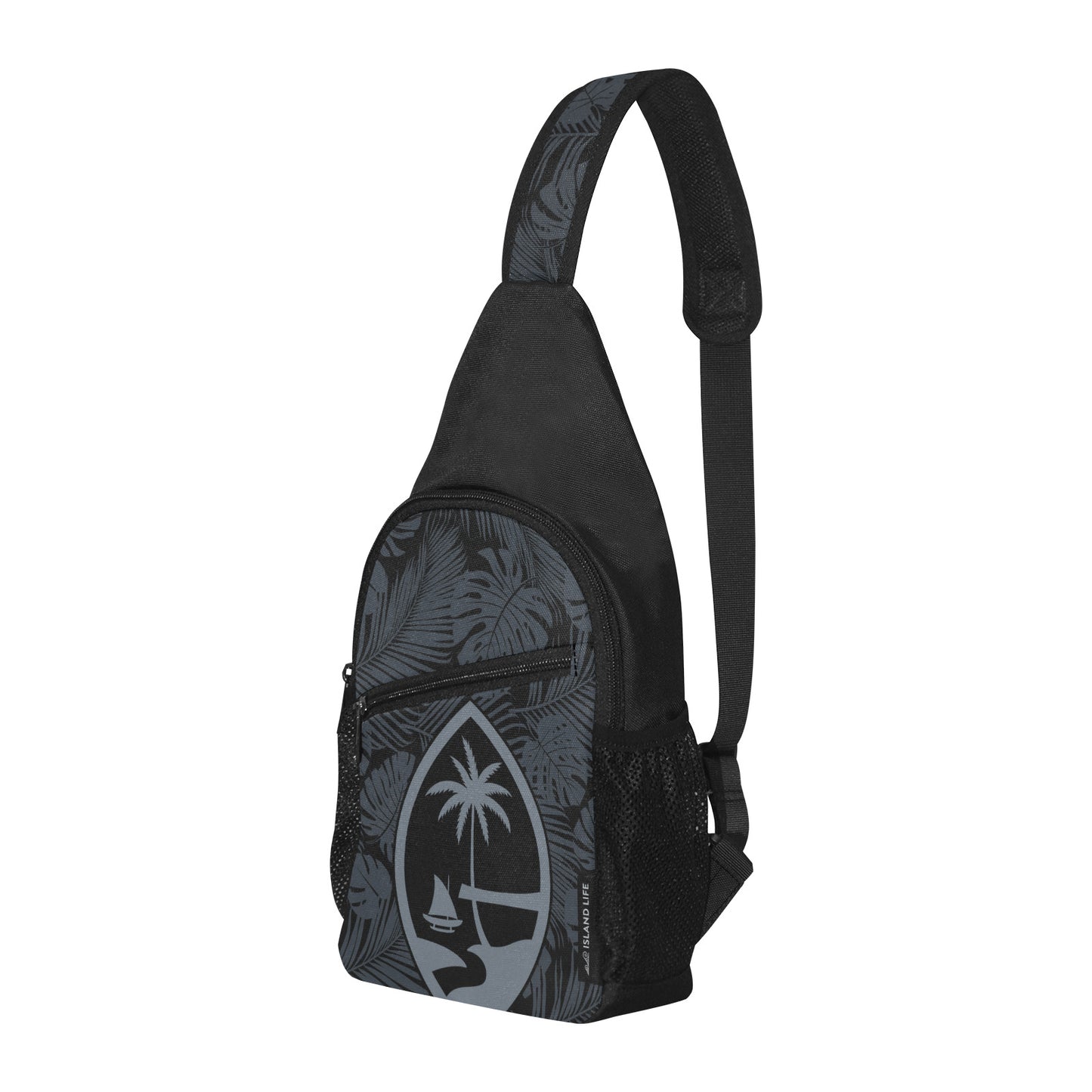 Guam Dark Jungle All Over Print Chest Bag
