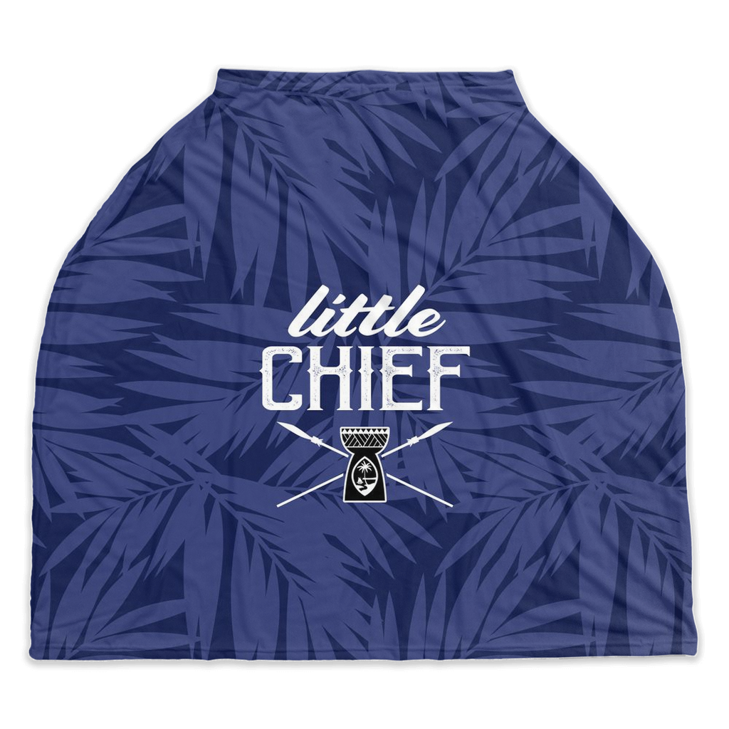 Little Chief Guam Blue Nursing Car Seat Cover