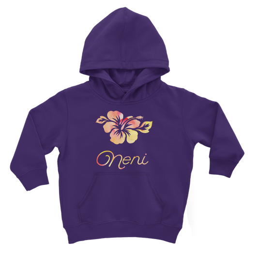 Hibiscus Neni ﻿Girls Guam Saipan CNMI Classic Kids Hoodie Pullover