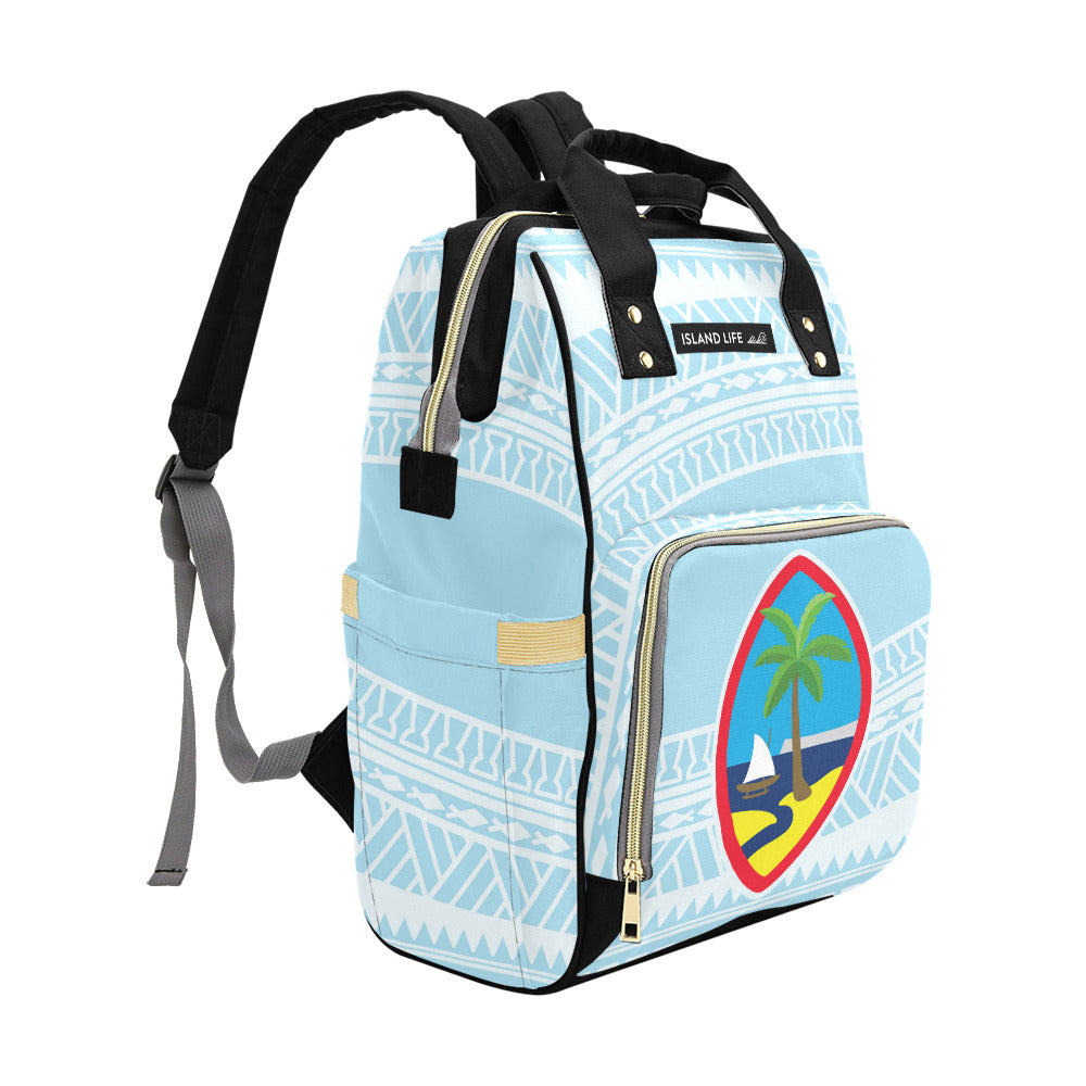 Guam Seal Tribal Baby Diaper Backpack Bag