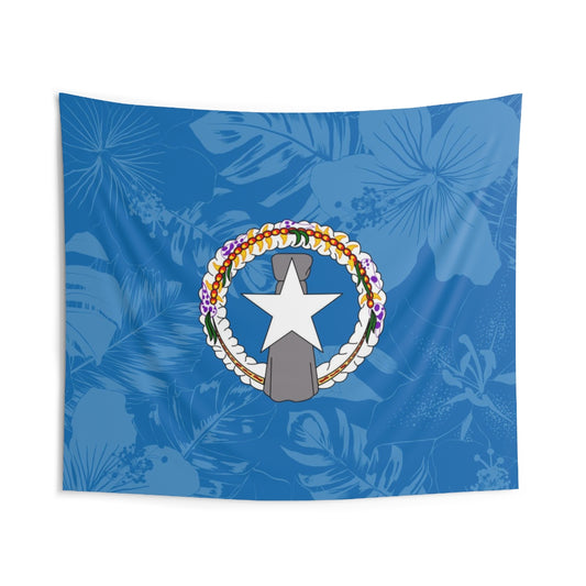 CNMI Saipain Tinian Rota Hibiscus Indoor Wall Tapestry