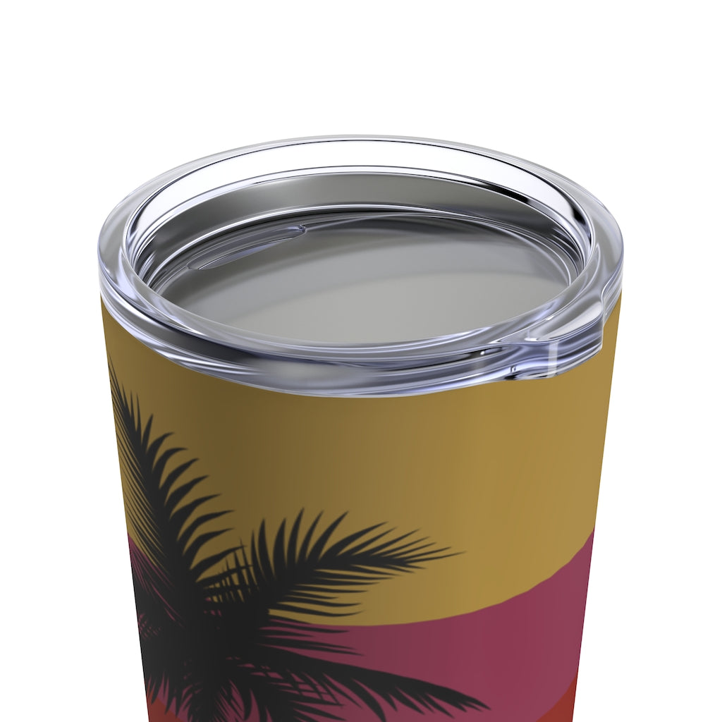 Retro Rainbow Sunset Hafa Adai Tumbler 20oz