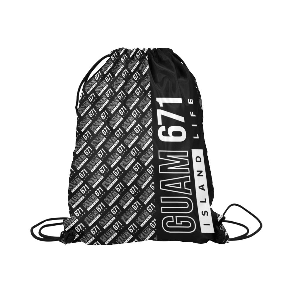 Guam 671 Life Large Drawstring Bag