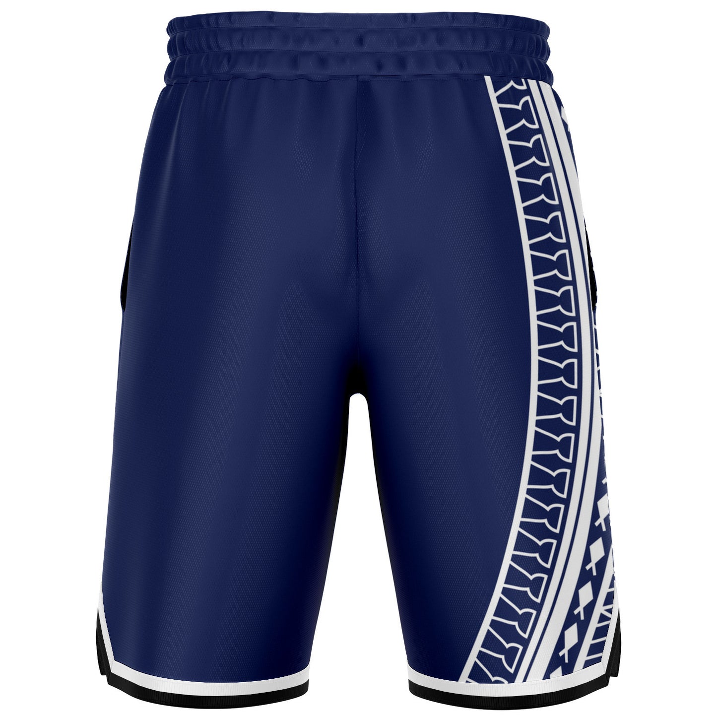 Guam Tribal Blue Basketball Shorts