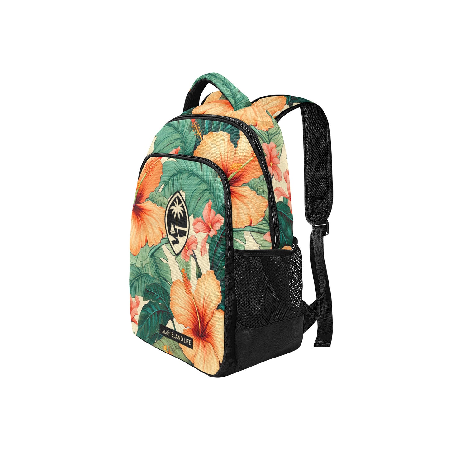 Guam Hibiscus Cream Multifunctional Backpack