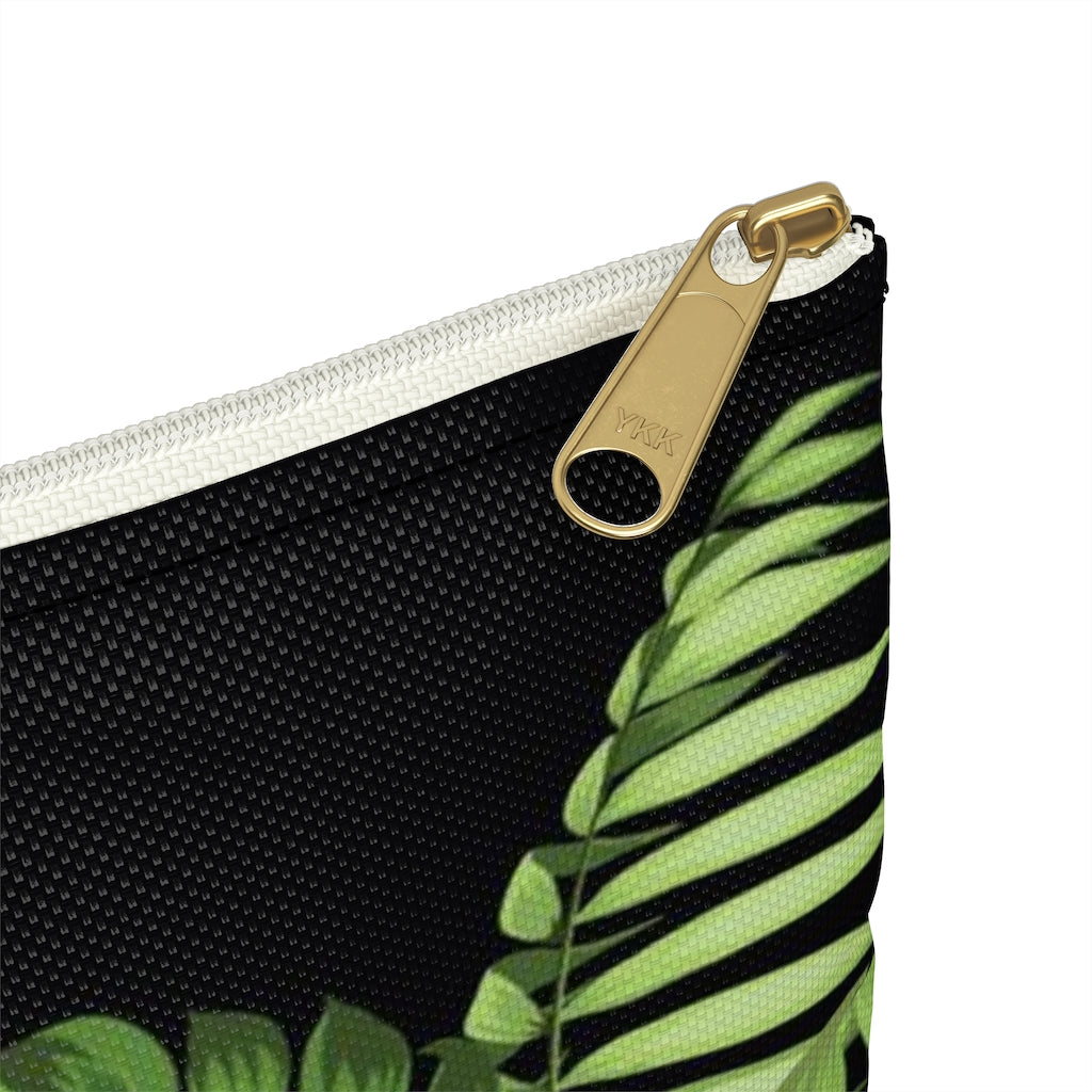 Love Guam Purple Hibiscus Accessories Carry All Pouch