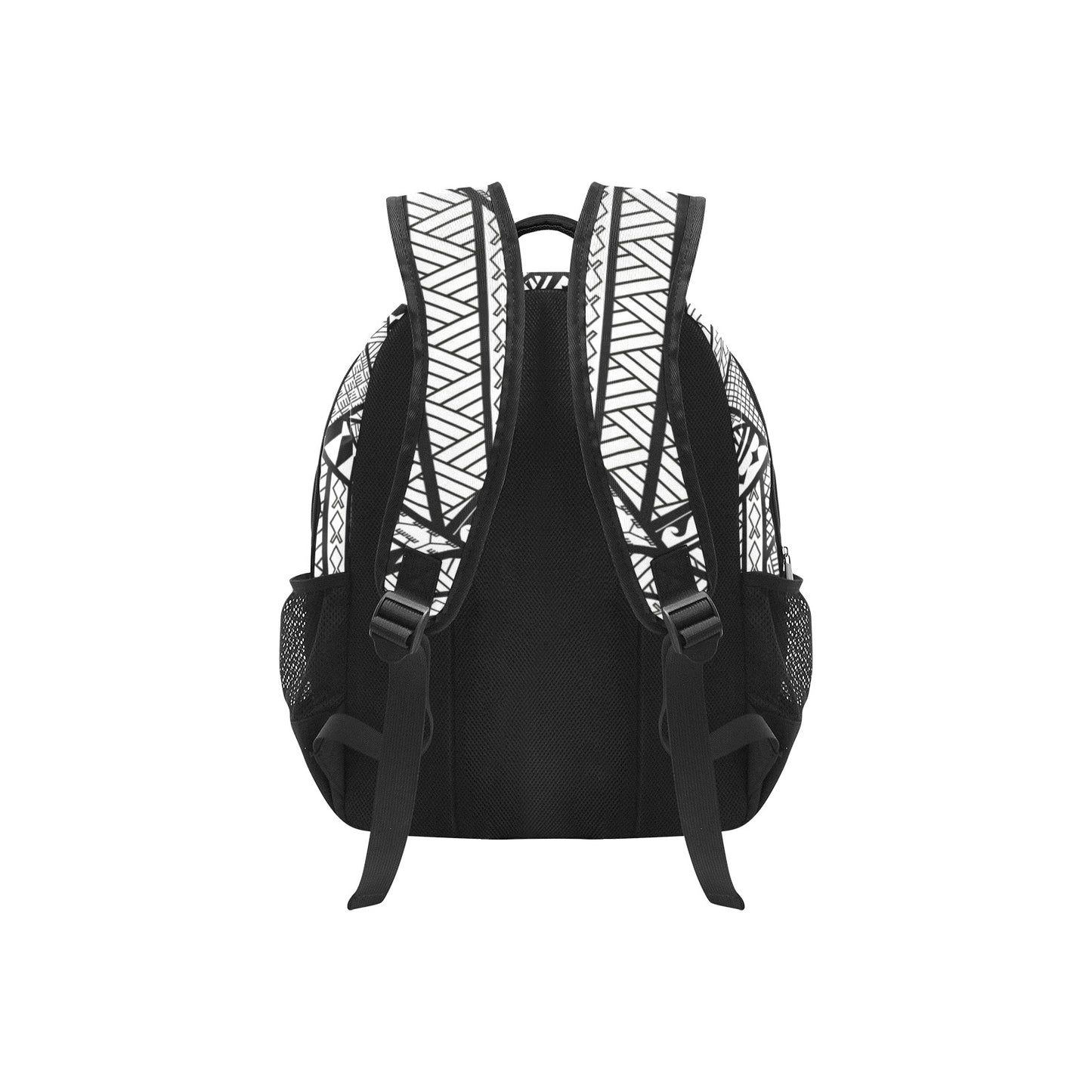 Guahan Tribal Black and White Multifunctional Backpack