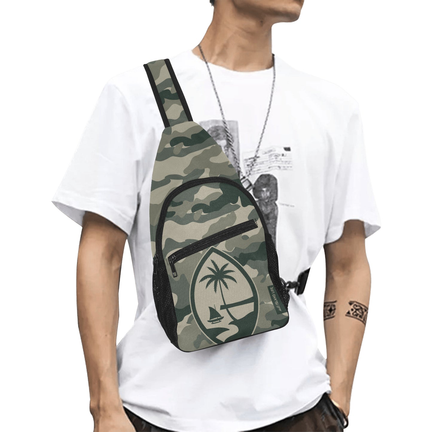 Guam Camo Chestbag All Over Print Chest Bag