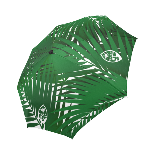Guam Coconut Leaves Automatic Folding Umbrella