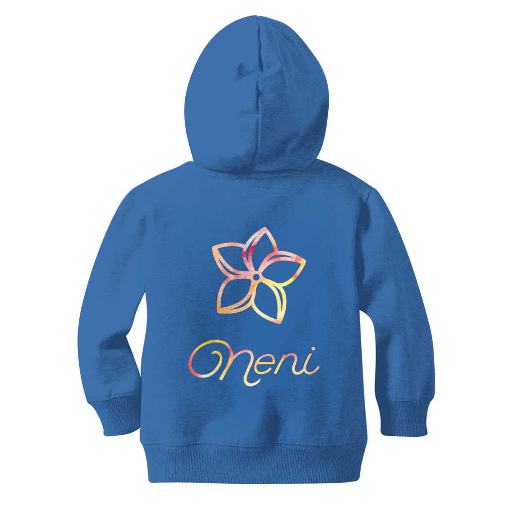 Plumeria Neni Girls Guam Classic Kids Zip Hoodie Jacket