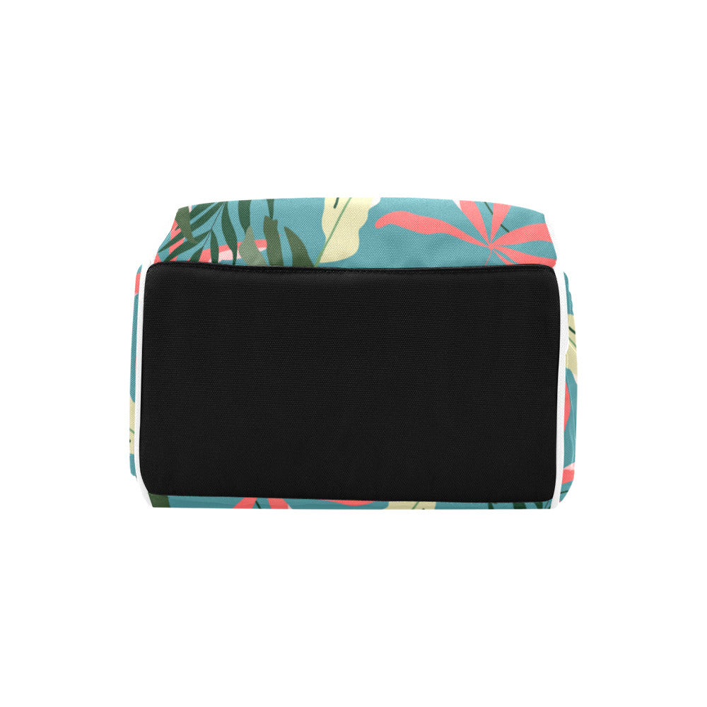 Guam Blue Birds of Paradise Multi-Function Baby Diaper Backpack Bag