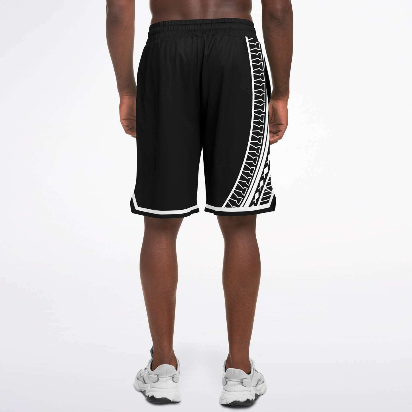 Guam Tribal Black Basketball Shorts