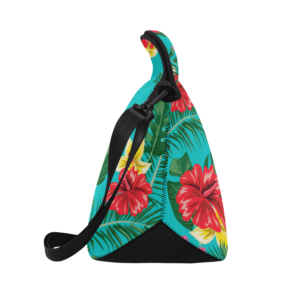 Floral Guam Neoprene Lunch Bag Large