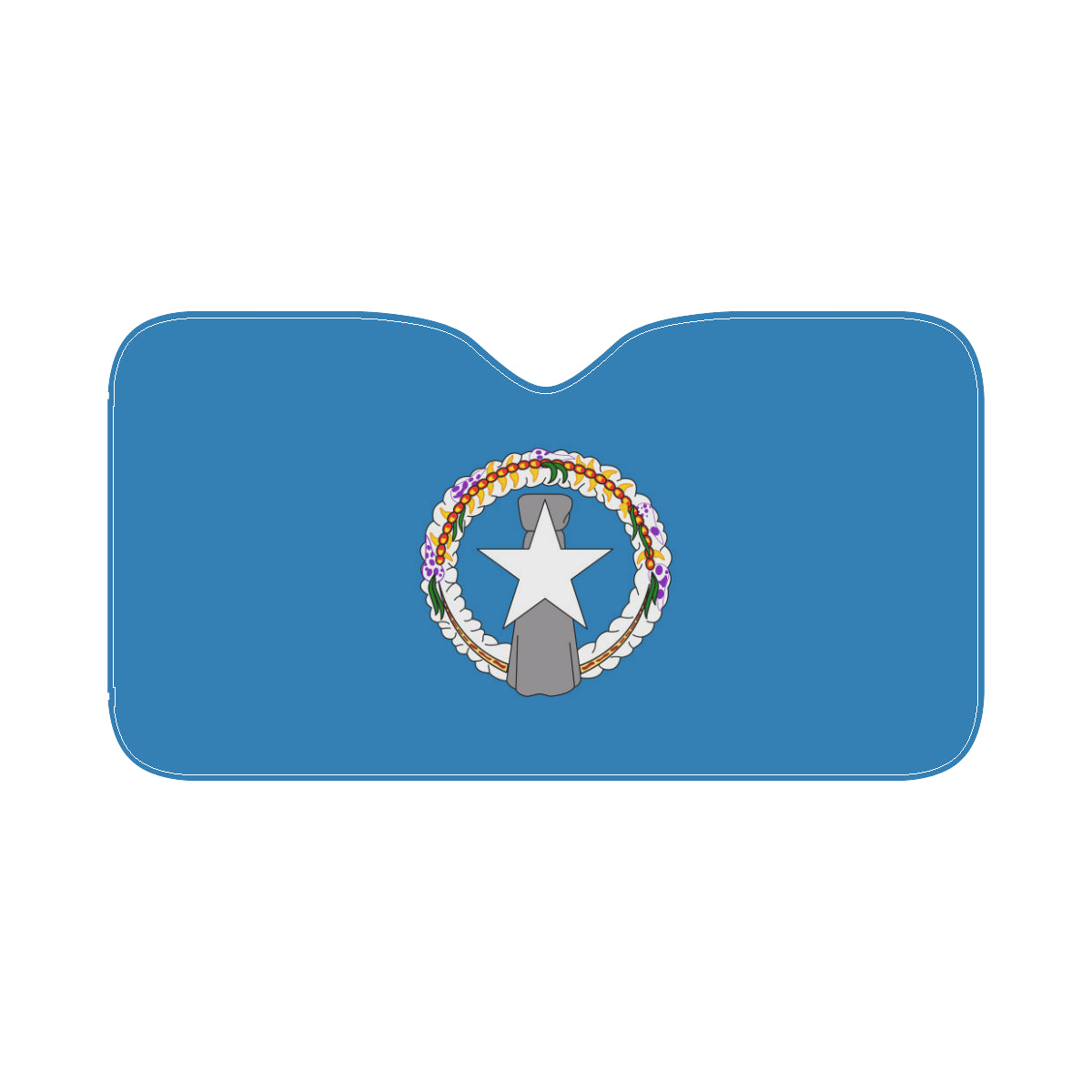 CNMI Seal Saipan Tinian Rota Car Sun Shade