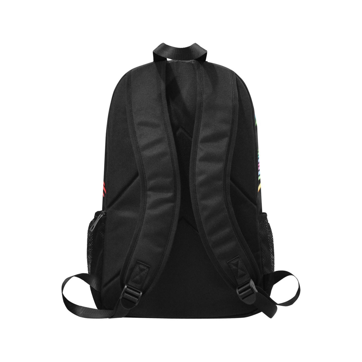 Guam Tropical Hibiscus Tie Dye Laptop Side Pockets Backpack