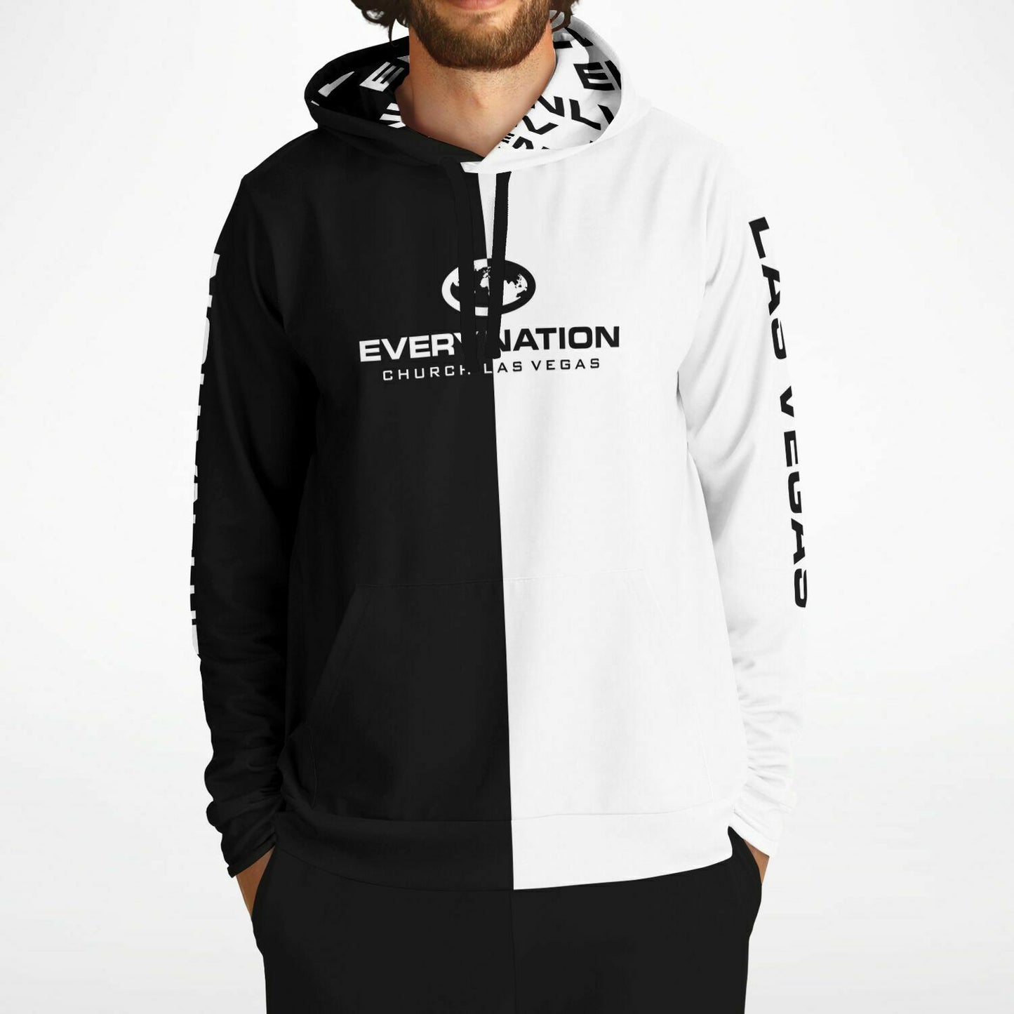 Every Nation Las Vegas Black White Hoodie