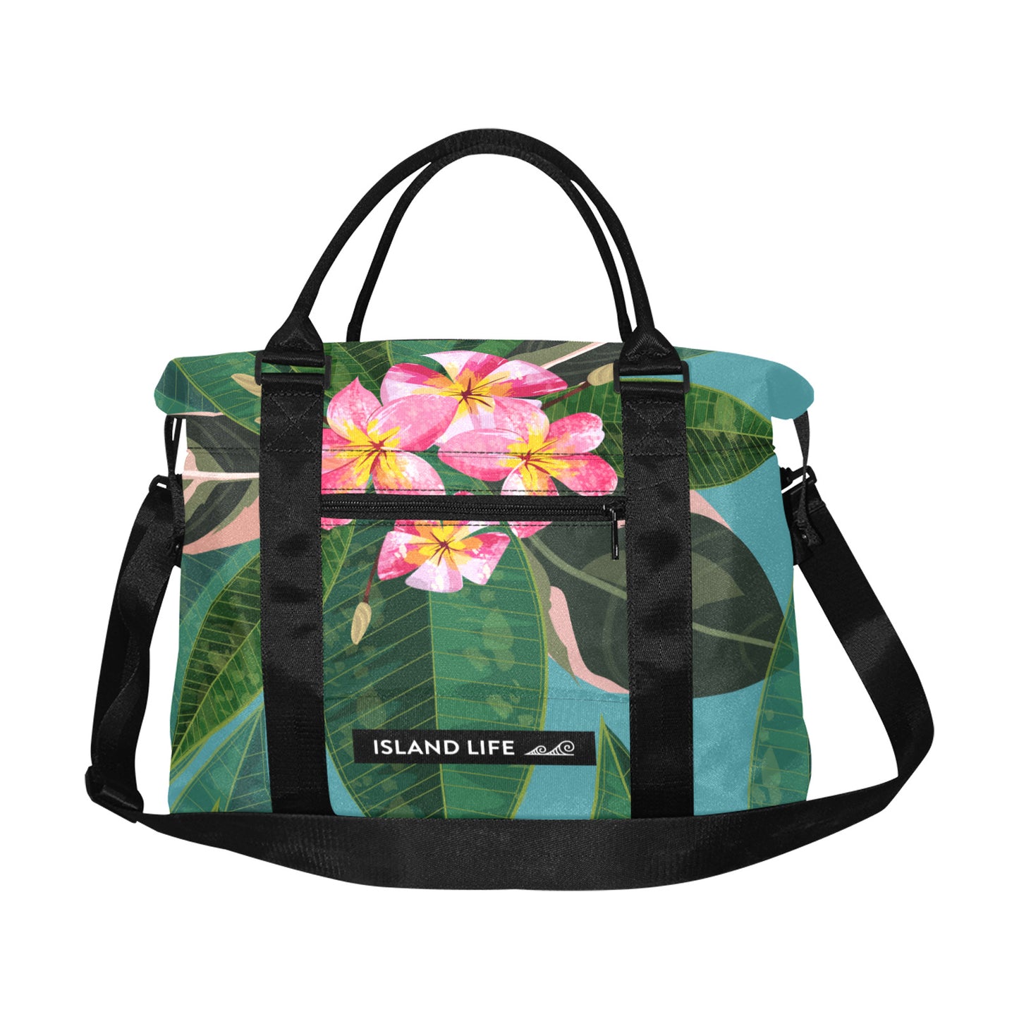 Guam Plumeria Large Travel Duffel Bag