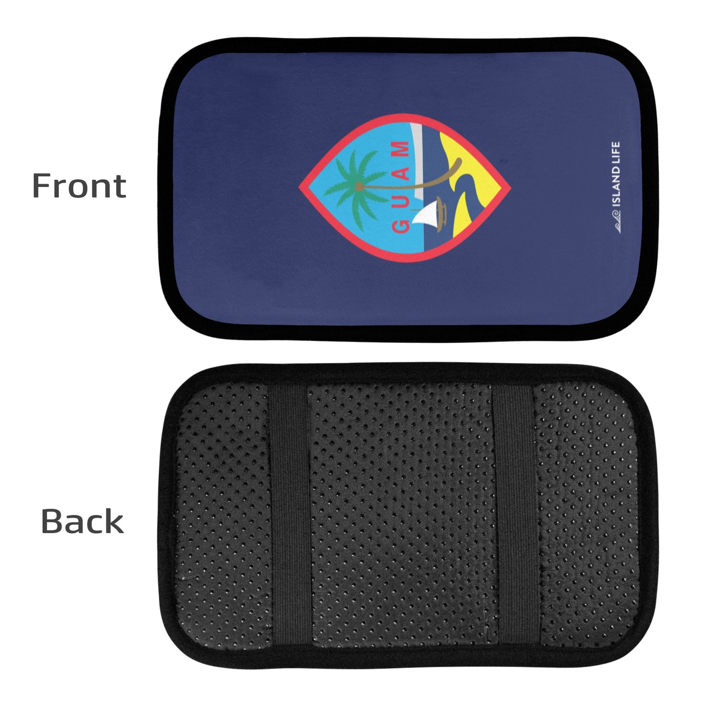 Guam Flag Car Armrest Cover Car Armrest Cover