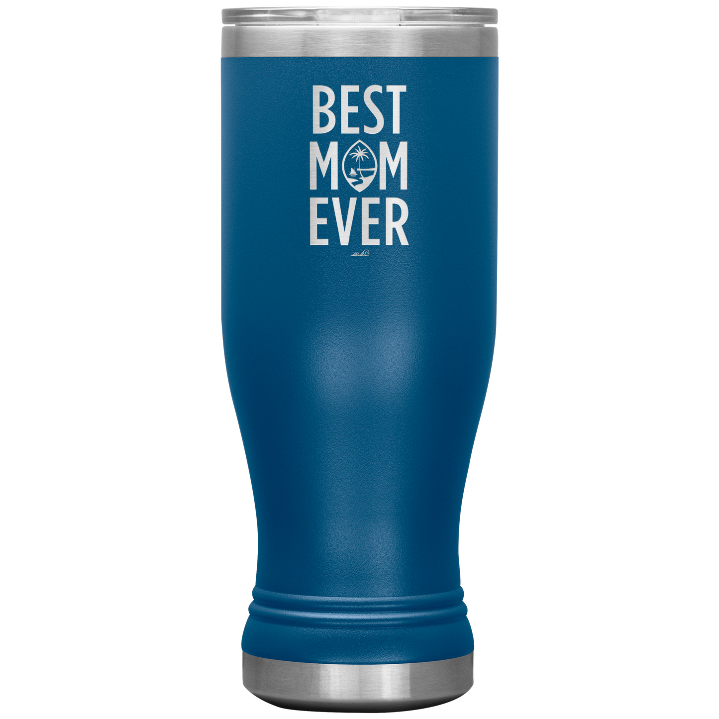 Best Mom Ever Guam Seal 20oz Boho Tumbler