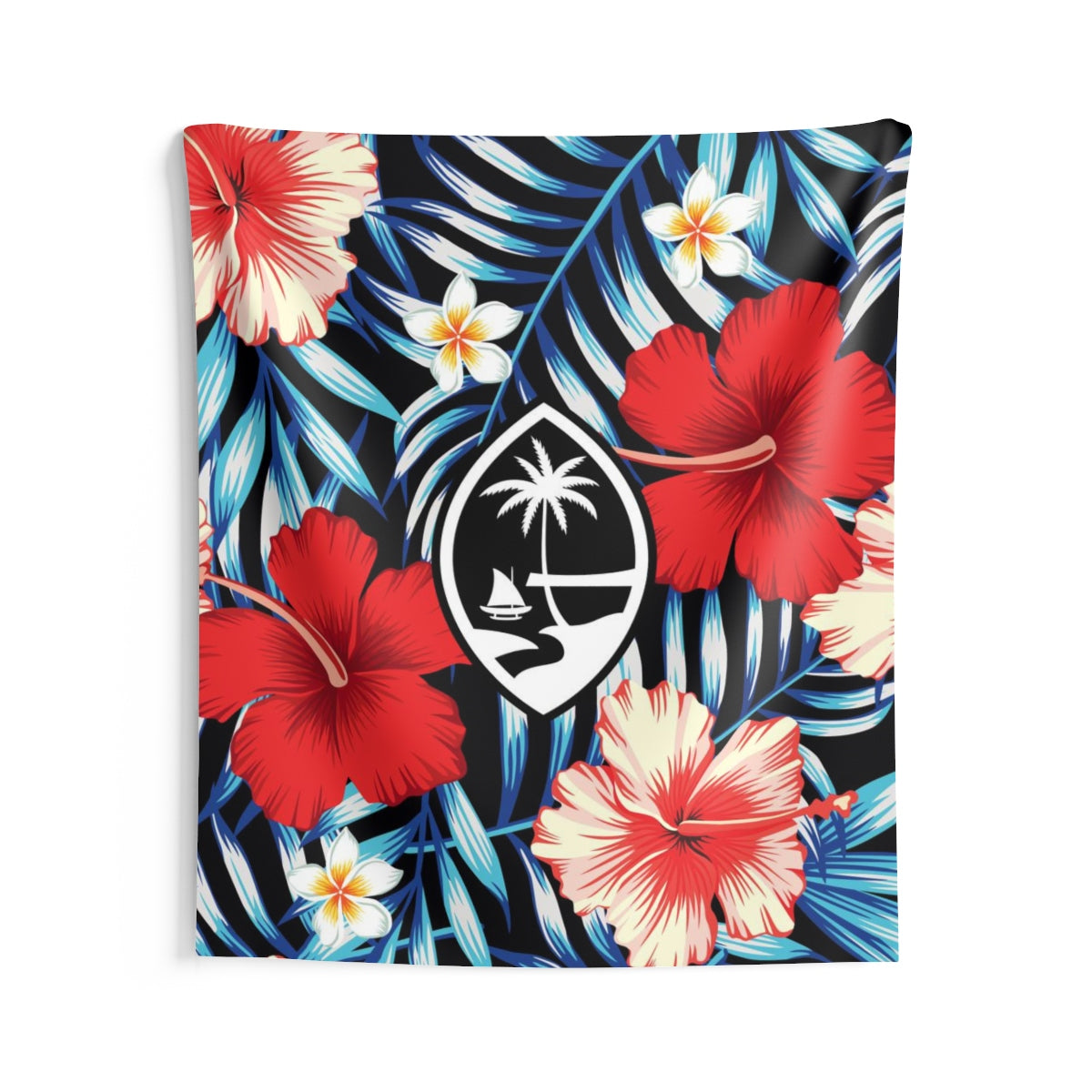 Tropical Floral Guam Indoor Wall Tapestry