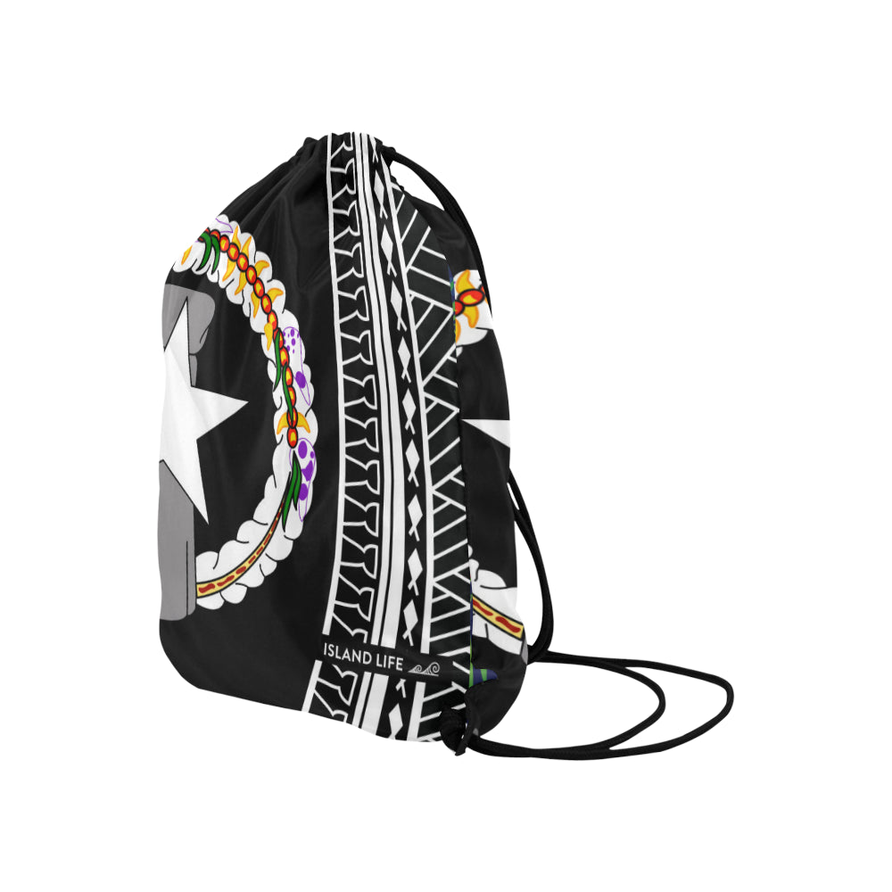 CNMI Tribal Large Drawstring Bag