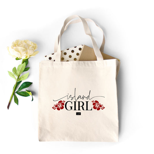 Island Girl Guam CNMI Heavyweight Tote Bag