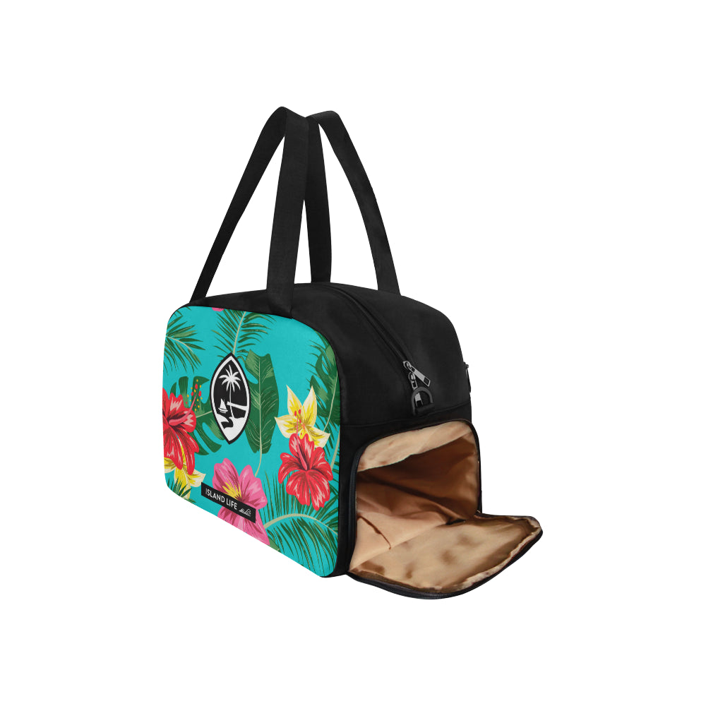 Floral Guam Fitness Gym Bag